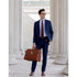 leather briefcase attache floto ciabatta olive brown 11